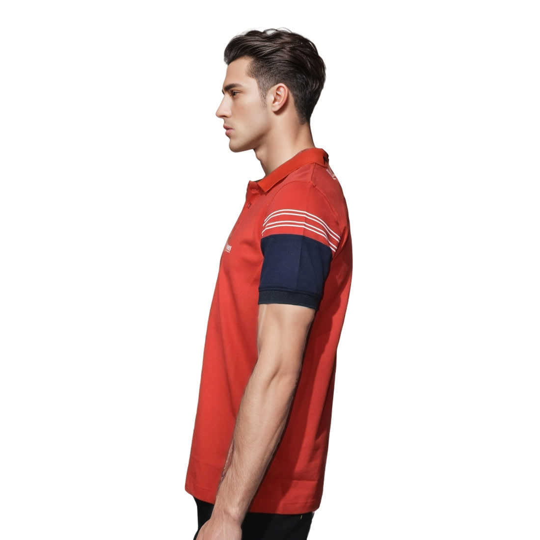 BOSS Red Embroidery Logo Premium Luxury Polo T-shirt-2