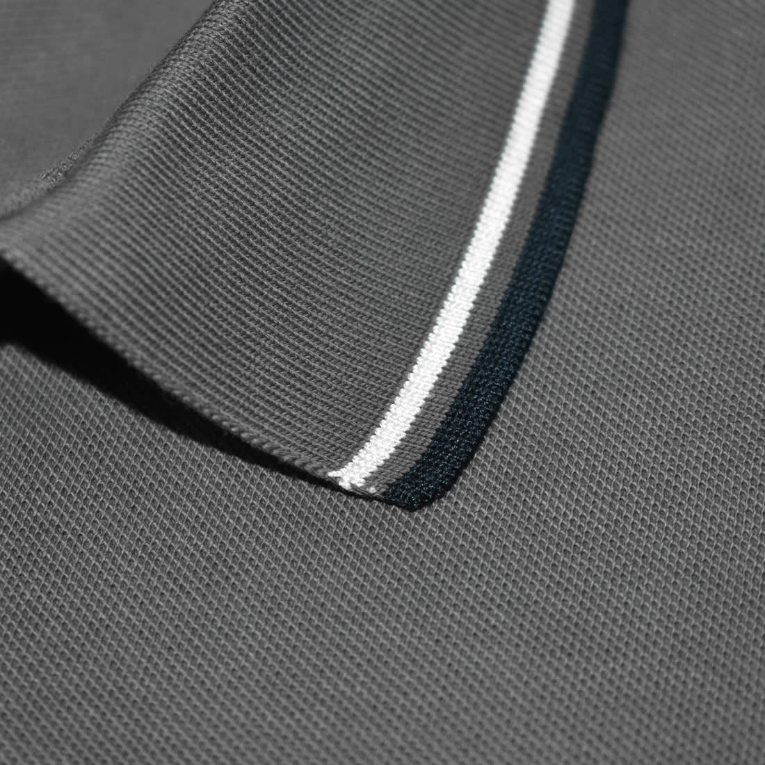 Prada Embossed Logo Grey Premium T-shirt-4