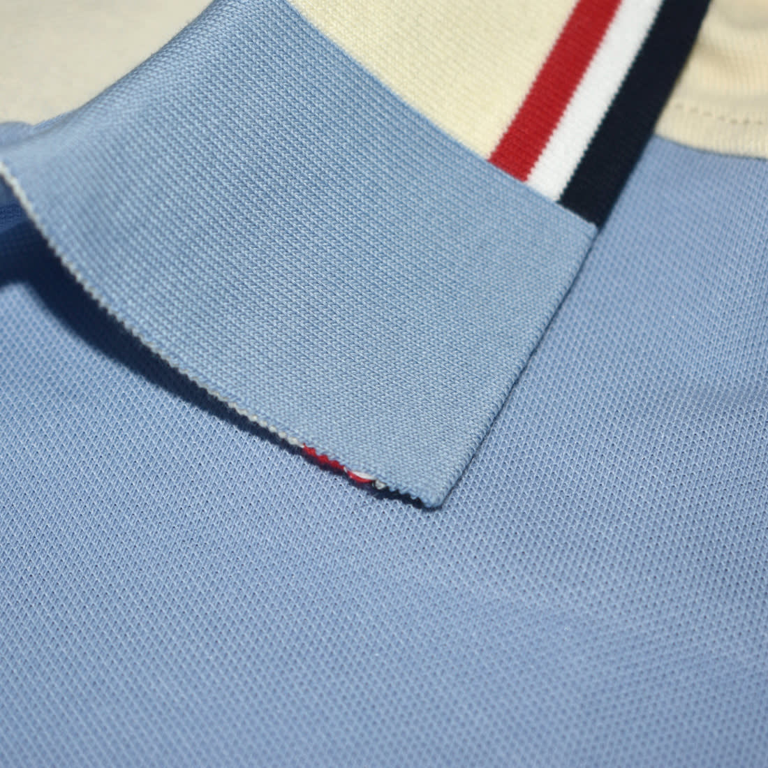 Moncler Logo Print Sky Blue Premium Quality T-shirt-4