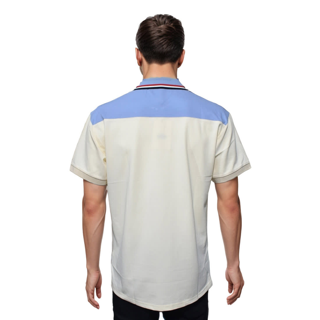 Moncler Logo Print Cream Premium Quality T-shirt-1