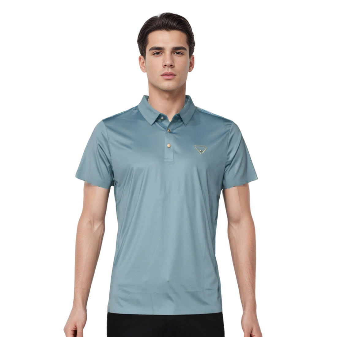 Bottega Veneta Sky Blue Premium Quality Polo Tees-0