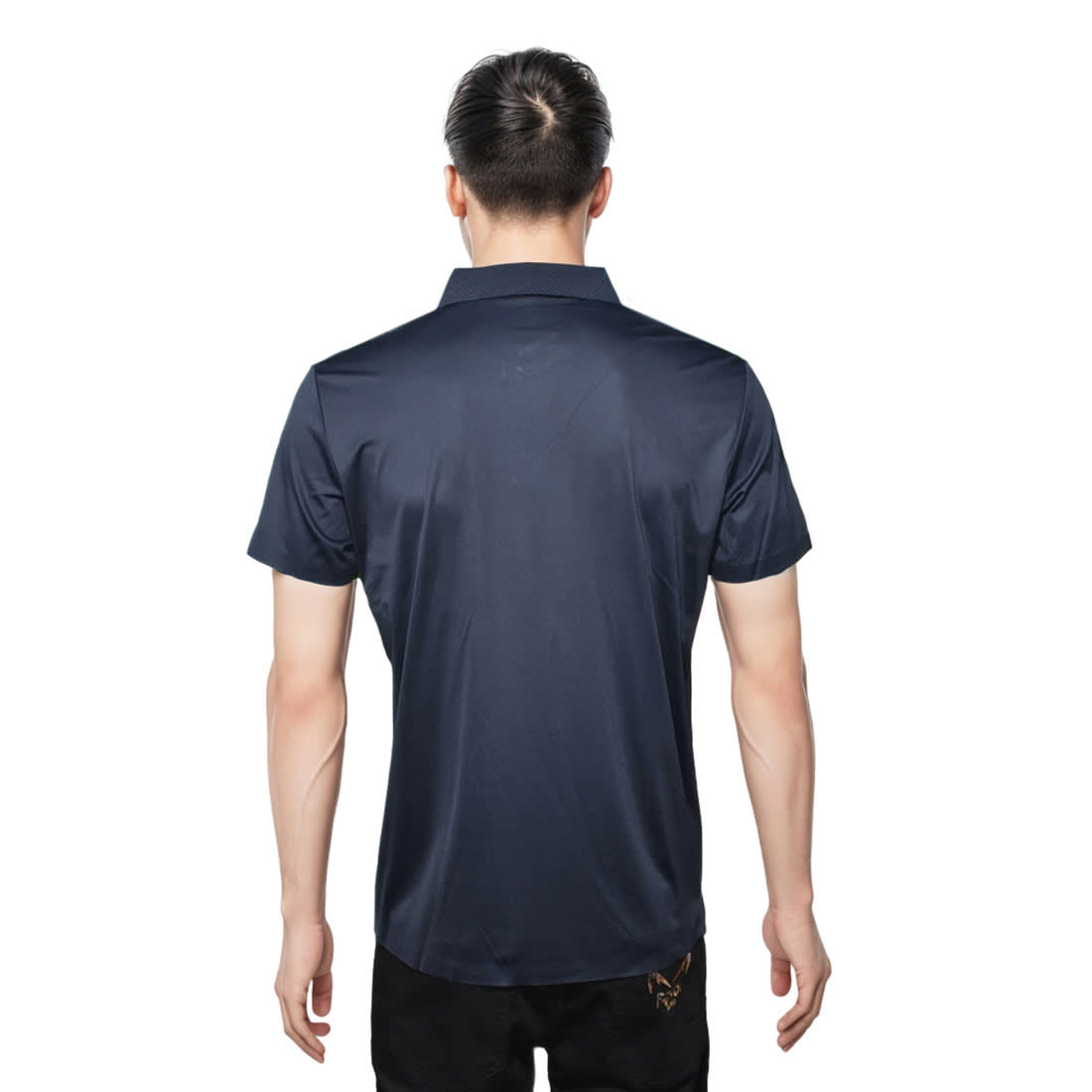 Bottega Veneta Dark Blue Premium Quality Polo Tees-1