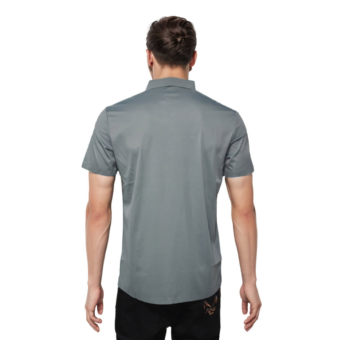 Burberry Embossed Logo Green Premium Quality Polo T-shirt-1