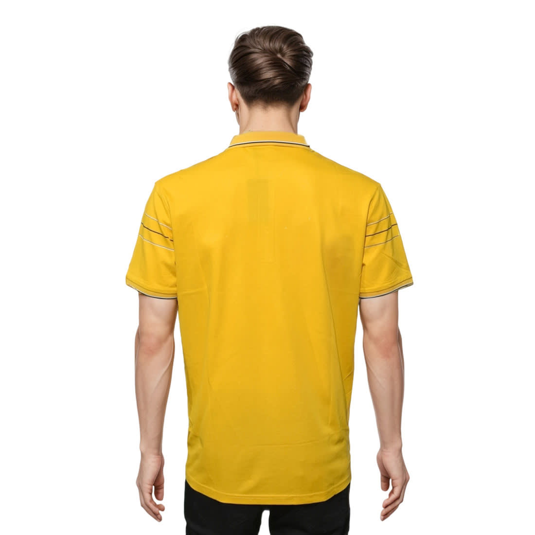 Prada Yellow Re-Nylon Premium Quality Polo T-shirt-1