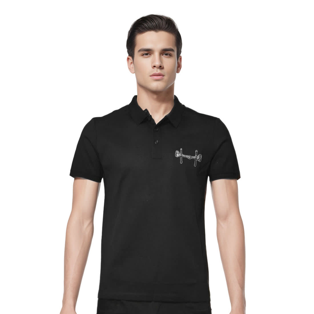 Hermes Black Premium Quality Tees-0