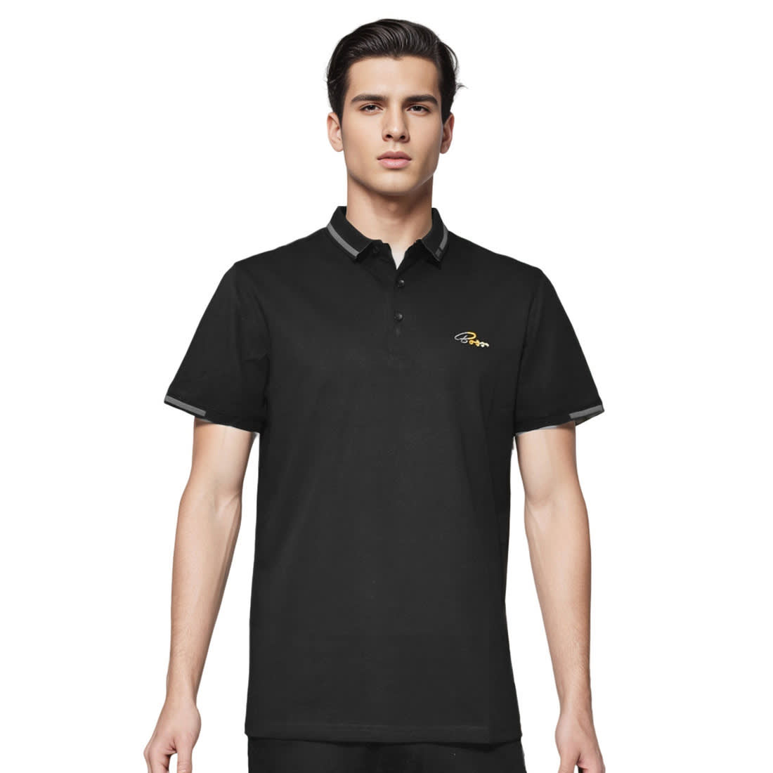 Boss Black Embroidery Logo Premium Polo T-shirt-0