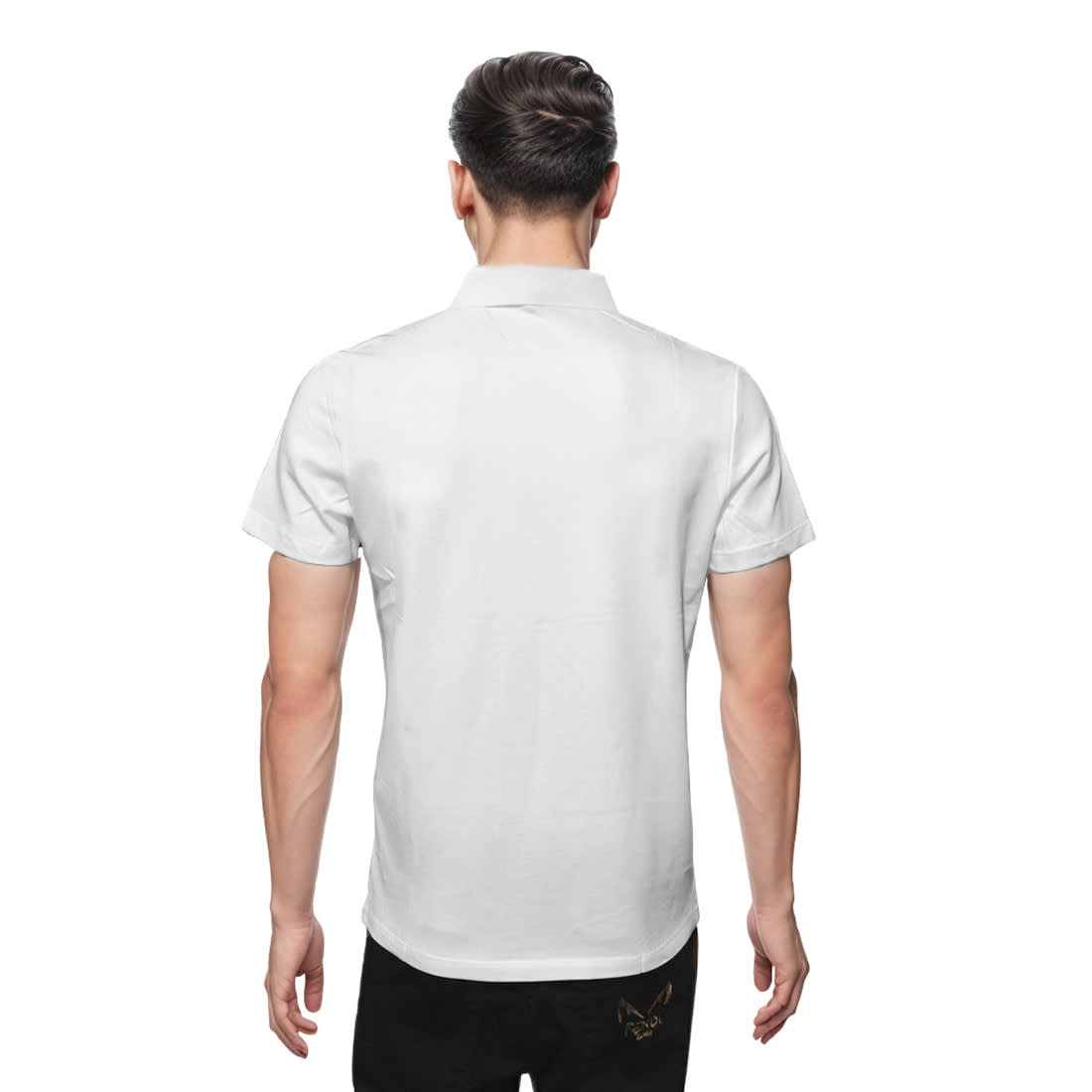 Fendi Embroidered White Premium Quality Polo T-shirt-1