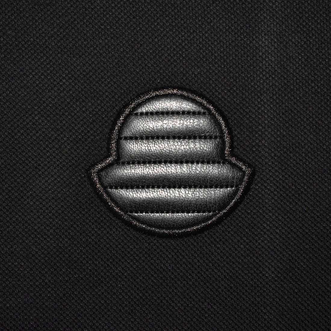 Moncler Black Premium Quality Polo T-shirt-3