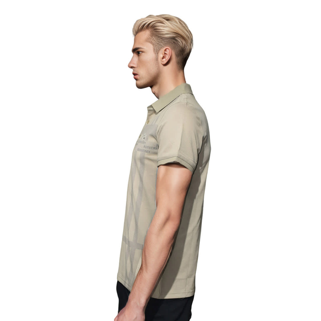 Burberry Brown Premium Quality T-Shirt-2