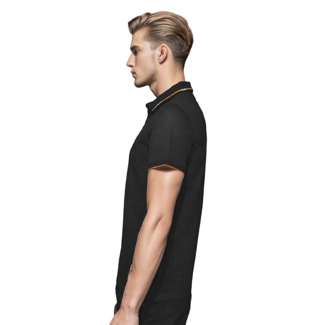 Burberry Black Premium Quality T-Shirt-2