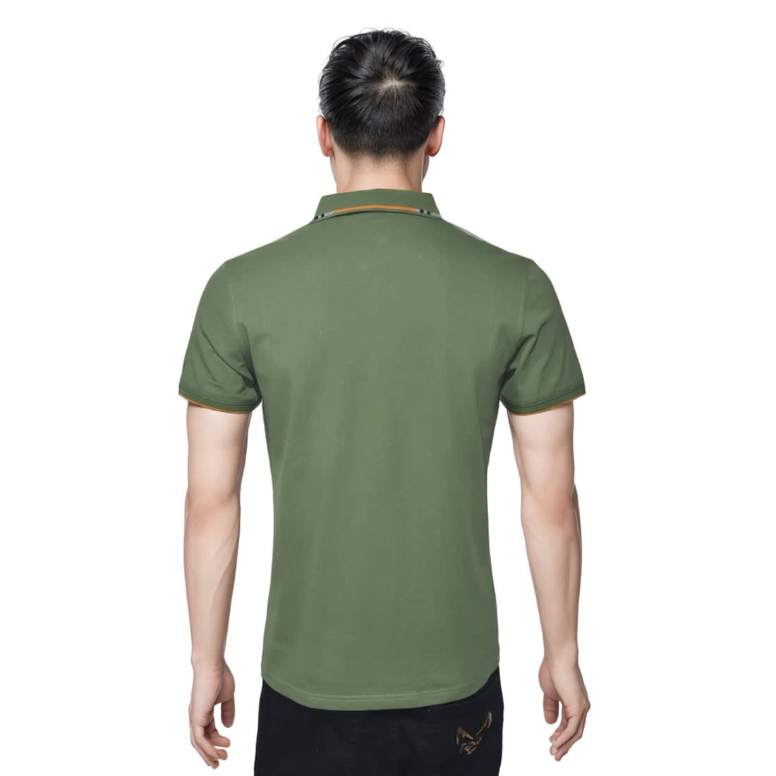Burberry Green Premium Quality Polo Luxury T-shirt-1
