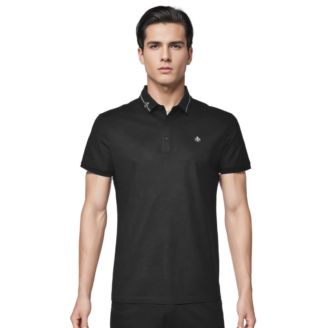 Chrome Hearts Black Embroidered Logo Luxury T-shirt-0