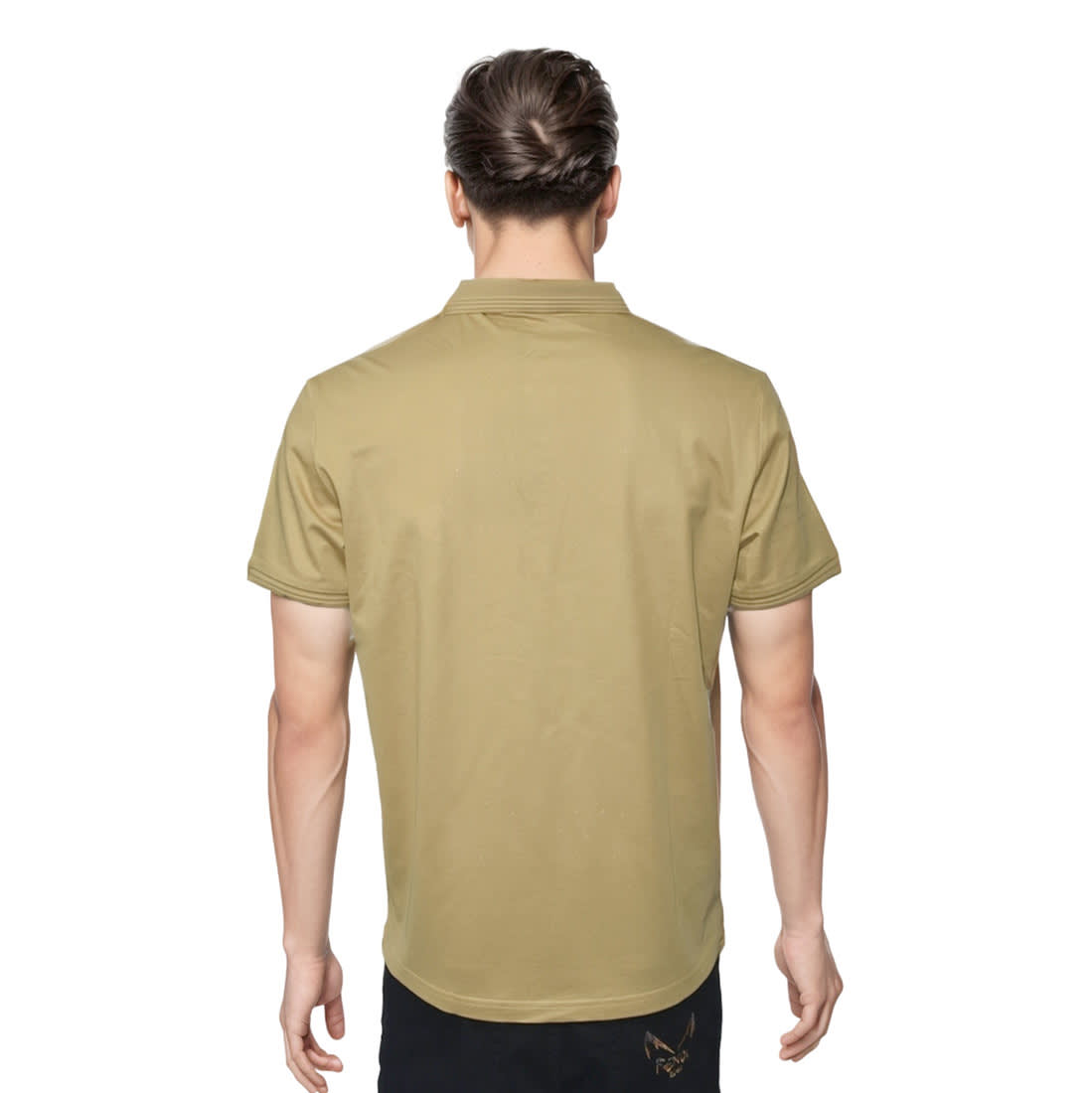 Burberry Brown Premium Quality Polo Tees-1