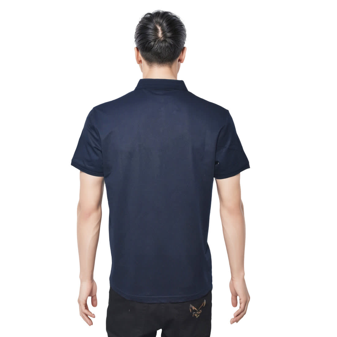 Burberry Navy Blue premium Quality Polo Tees-1