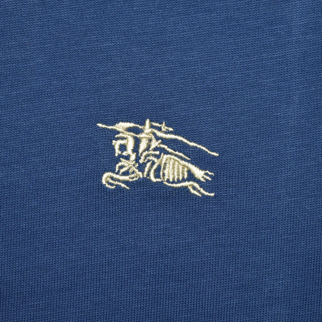 Burberry Embroidered logo Navy Blue Premium T-shirt-3
