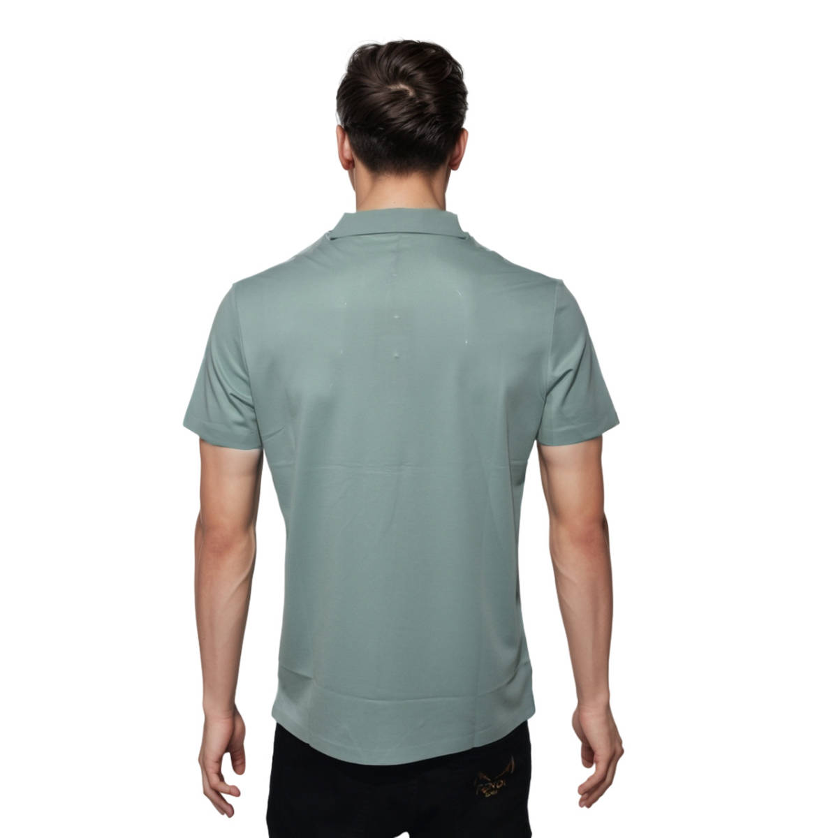 Burberry Green Premium Quality Polo Tees-1