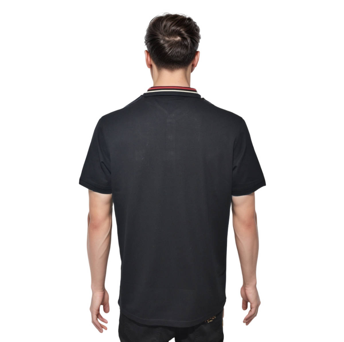 Burberry Black Premium Quality Polo Tees-1