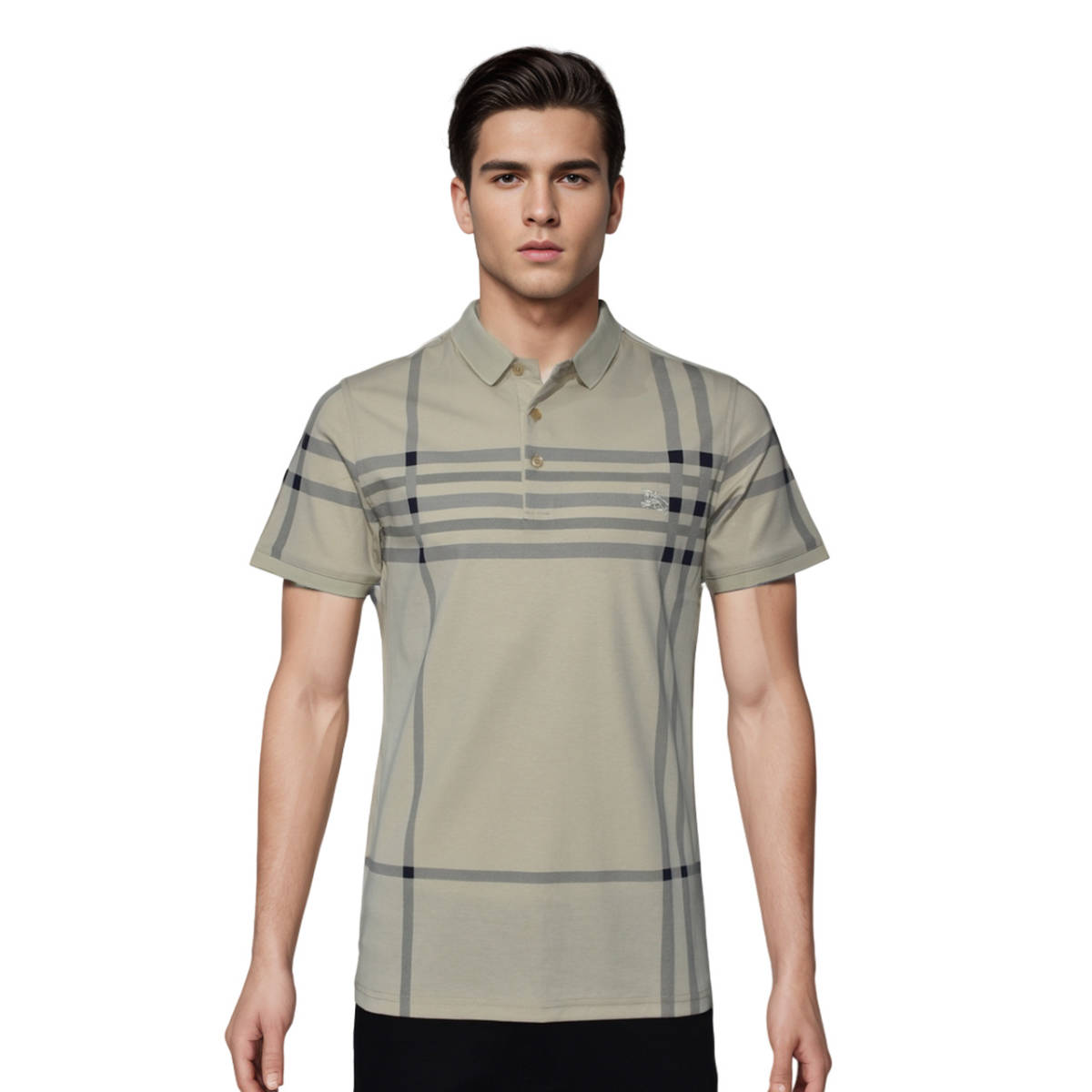 Burberry Brown Premium Quality T Shirt-0
