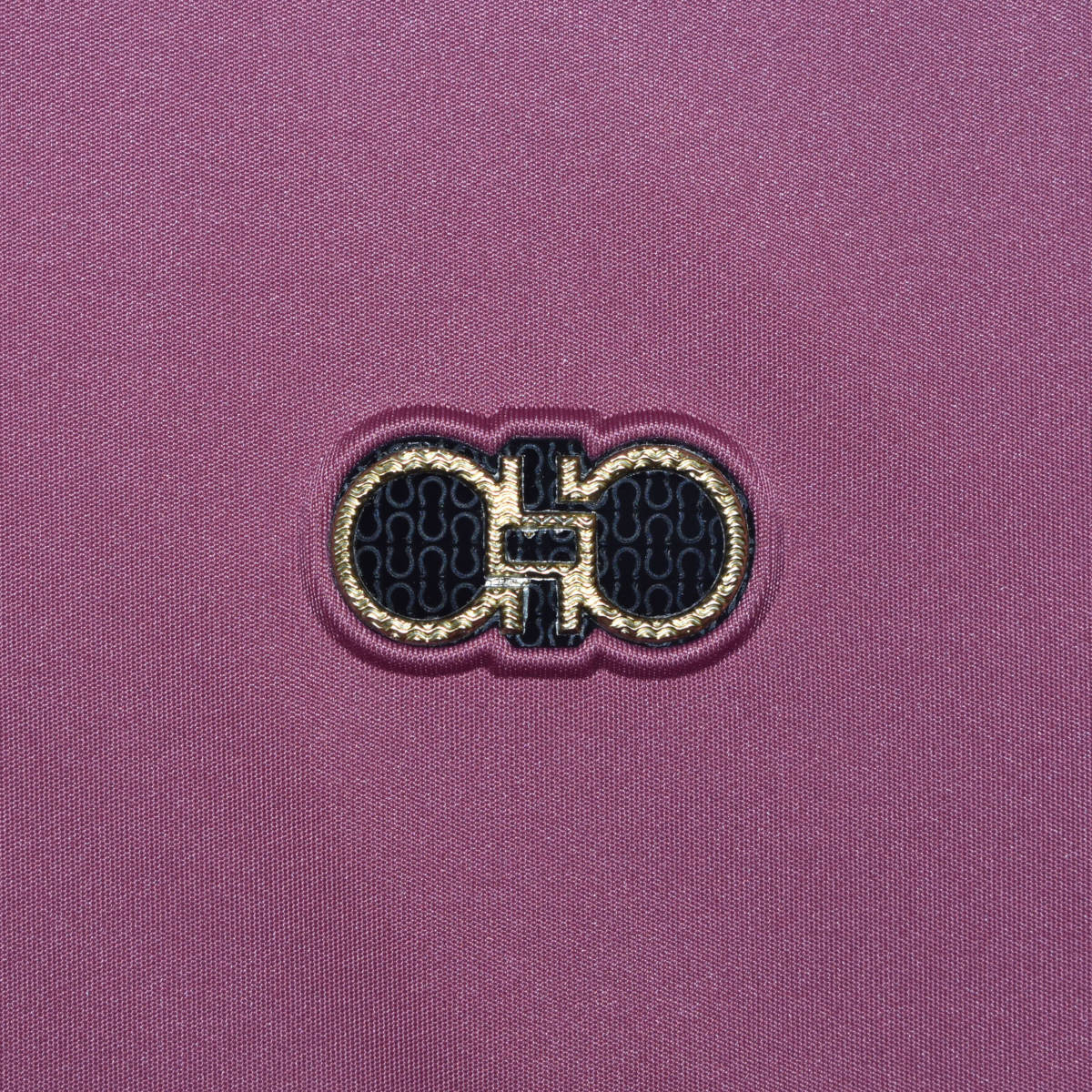 Ferragamo Pink Embossed Logo Premium Polo T-shirt-3