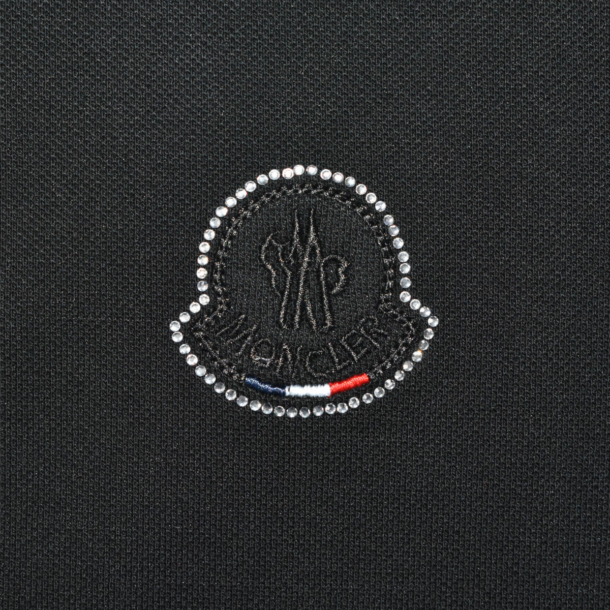 Moncler Embroidered logo Black Premium T-shirt-3