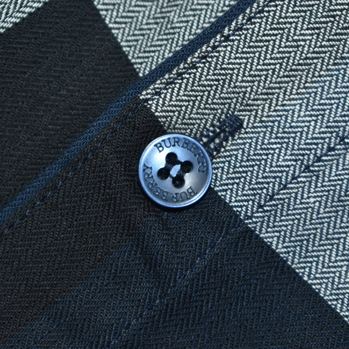 Burberry Blue Premium Quality Polo Tees-4