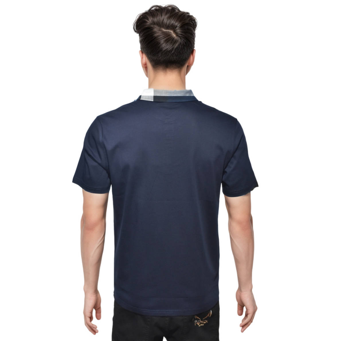 Burberry Blue Premium Quality Polo Tees-1