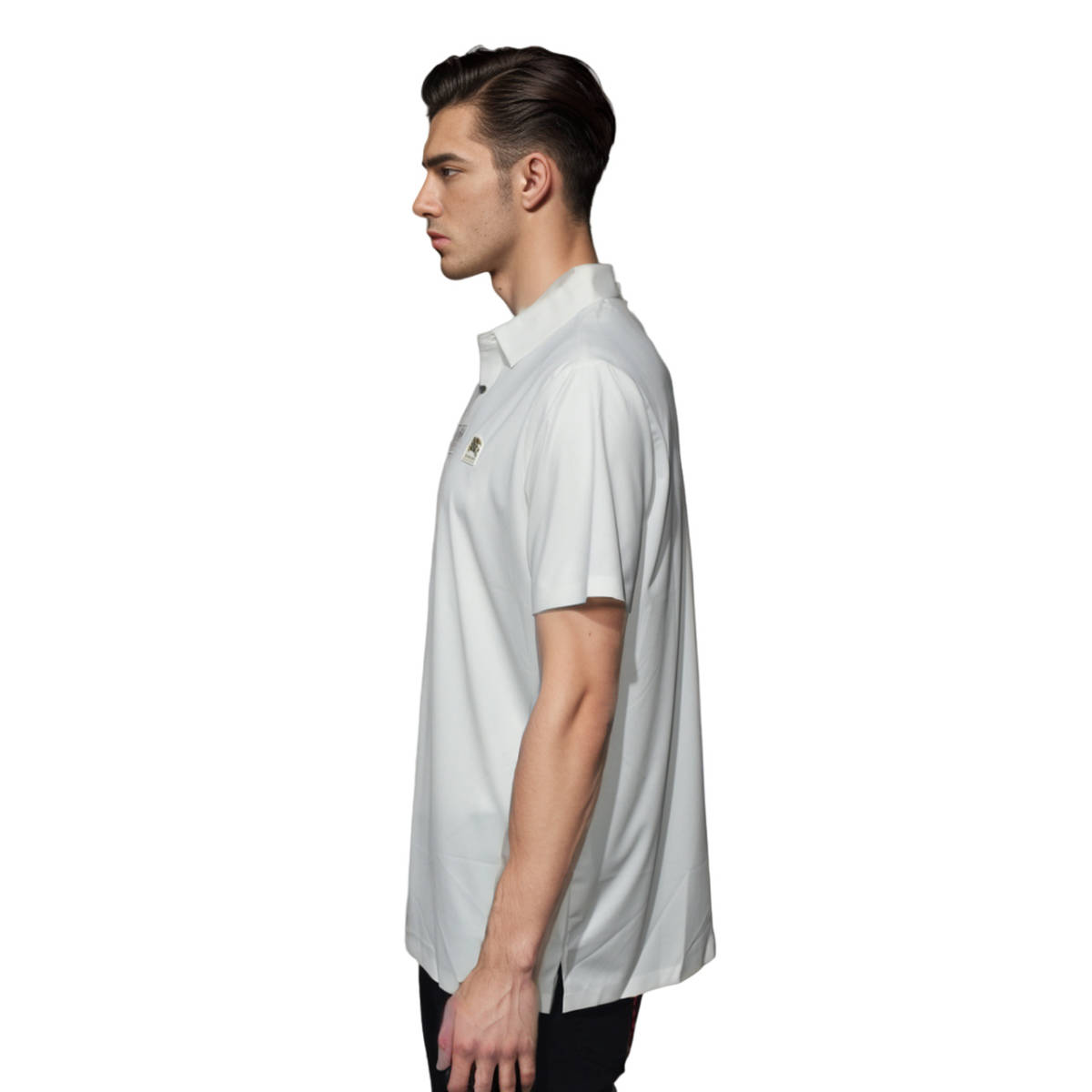 Burberry White Premium Quality Polo Tees-2