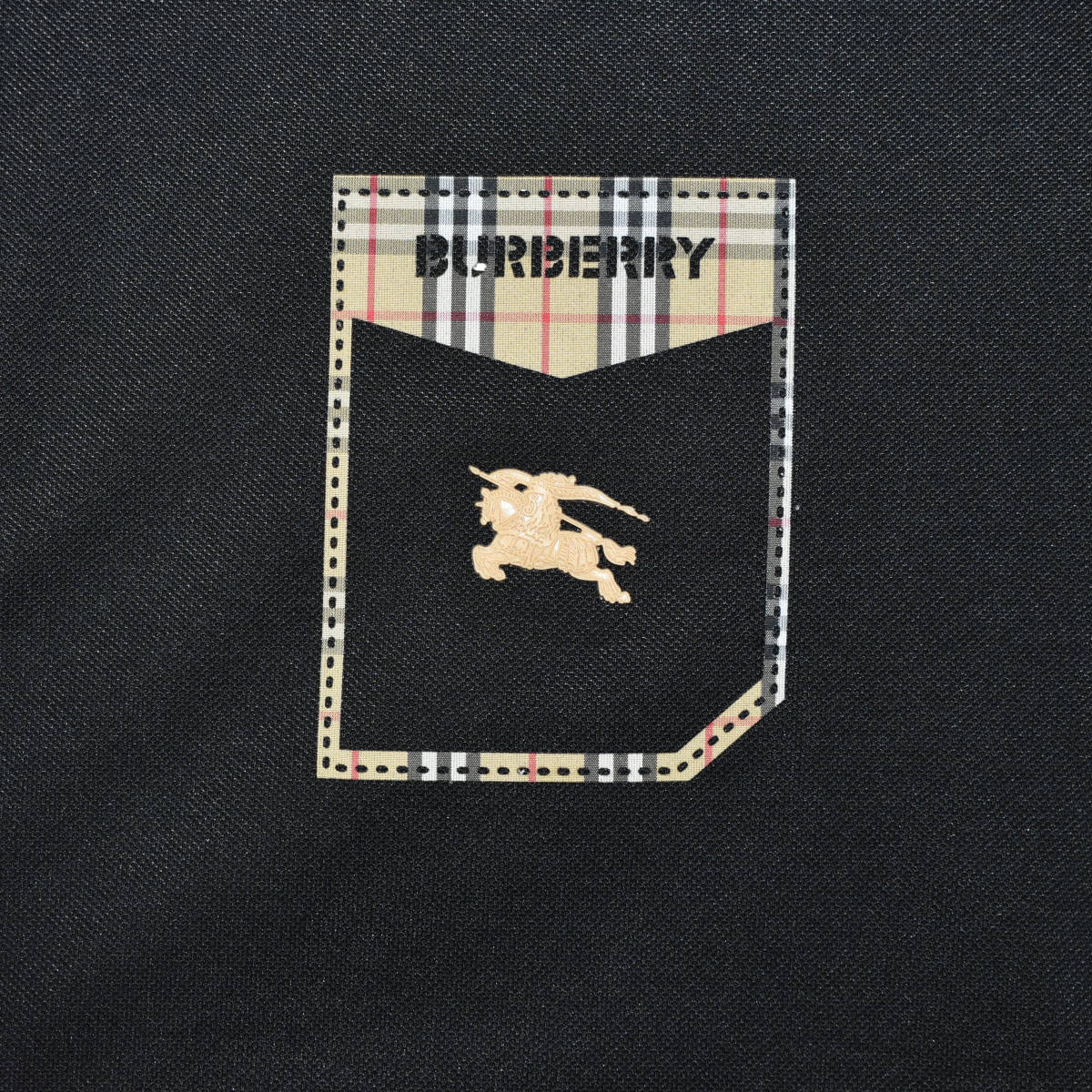 Burberry Black Premium Quality Polo Tees-3