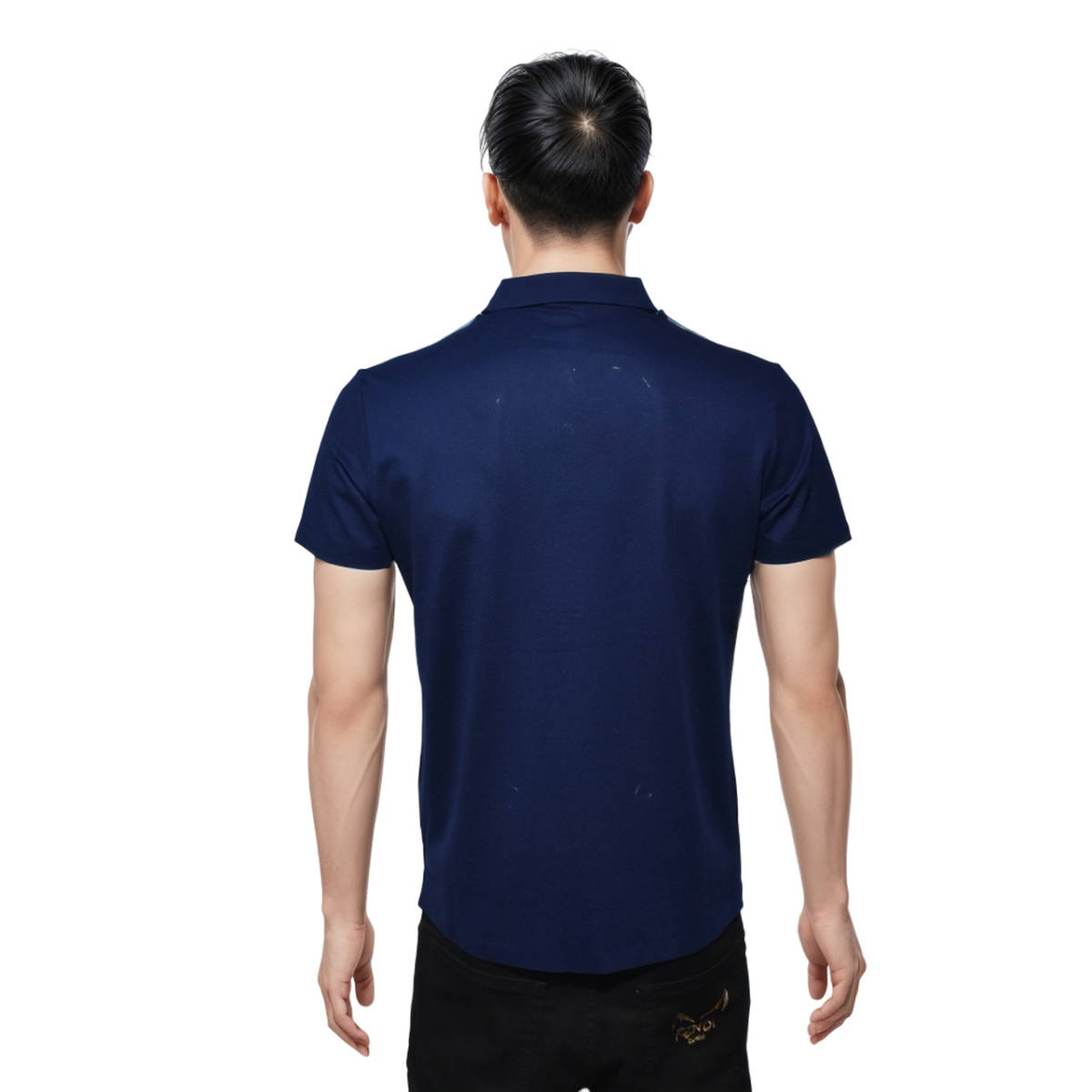 Burberry Blue Premium Quality Polo Tees-1