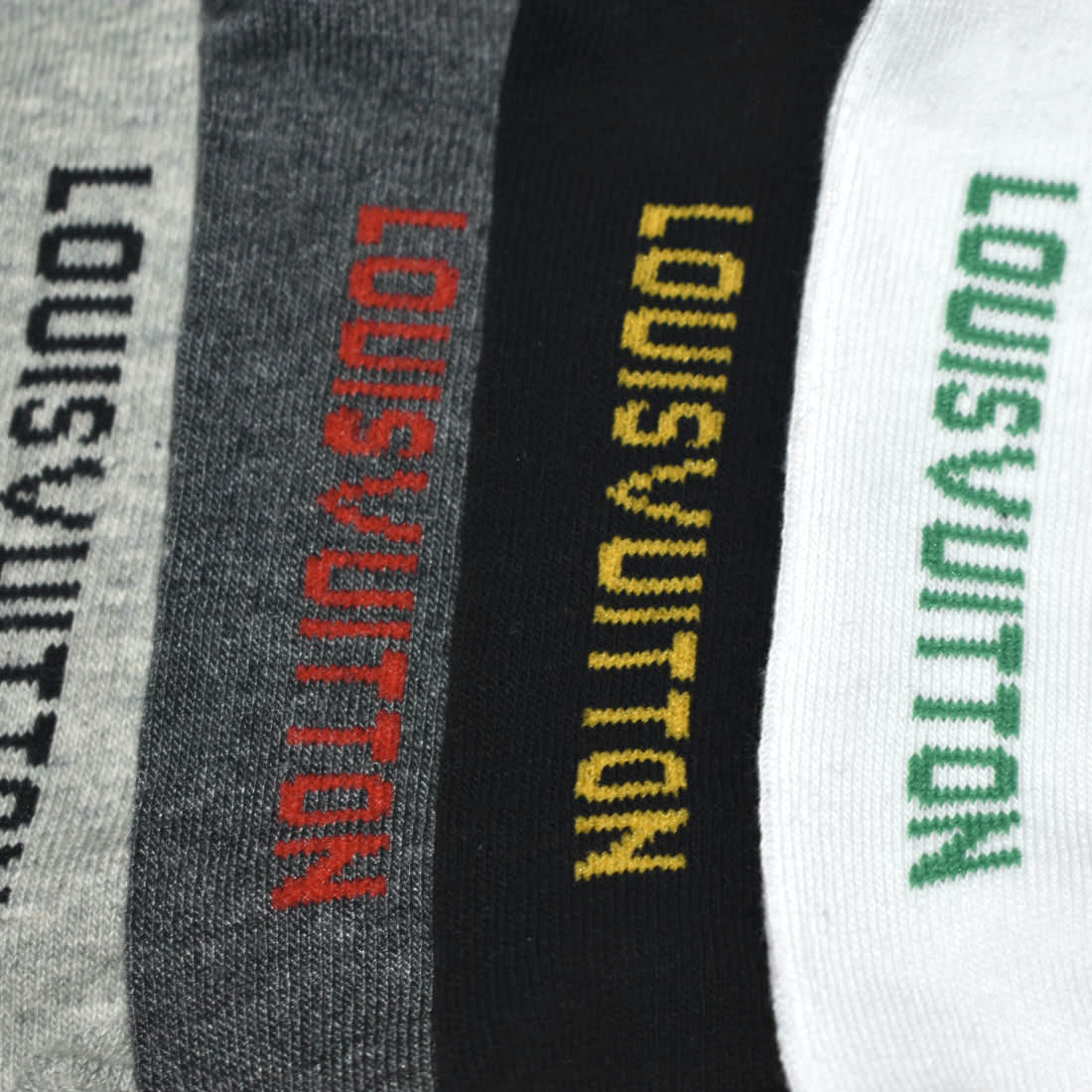 Louis Vuitton Premium Quality Low Ankle Socks - Pack of 5-3