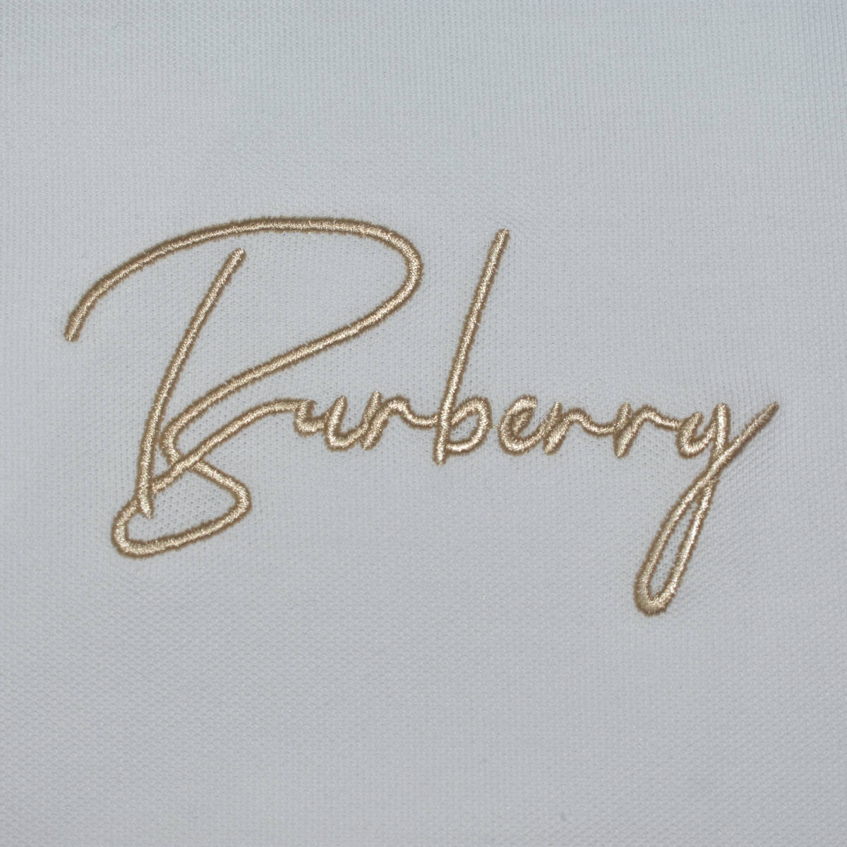 Burberry White Premium Quality Polo Tees-4