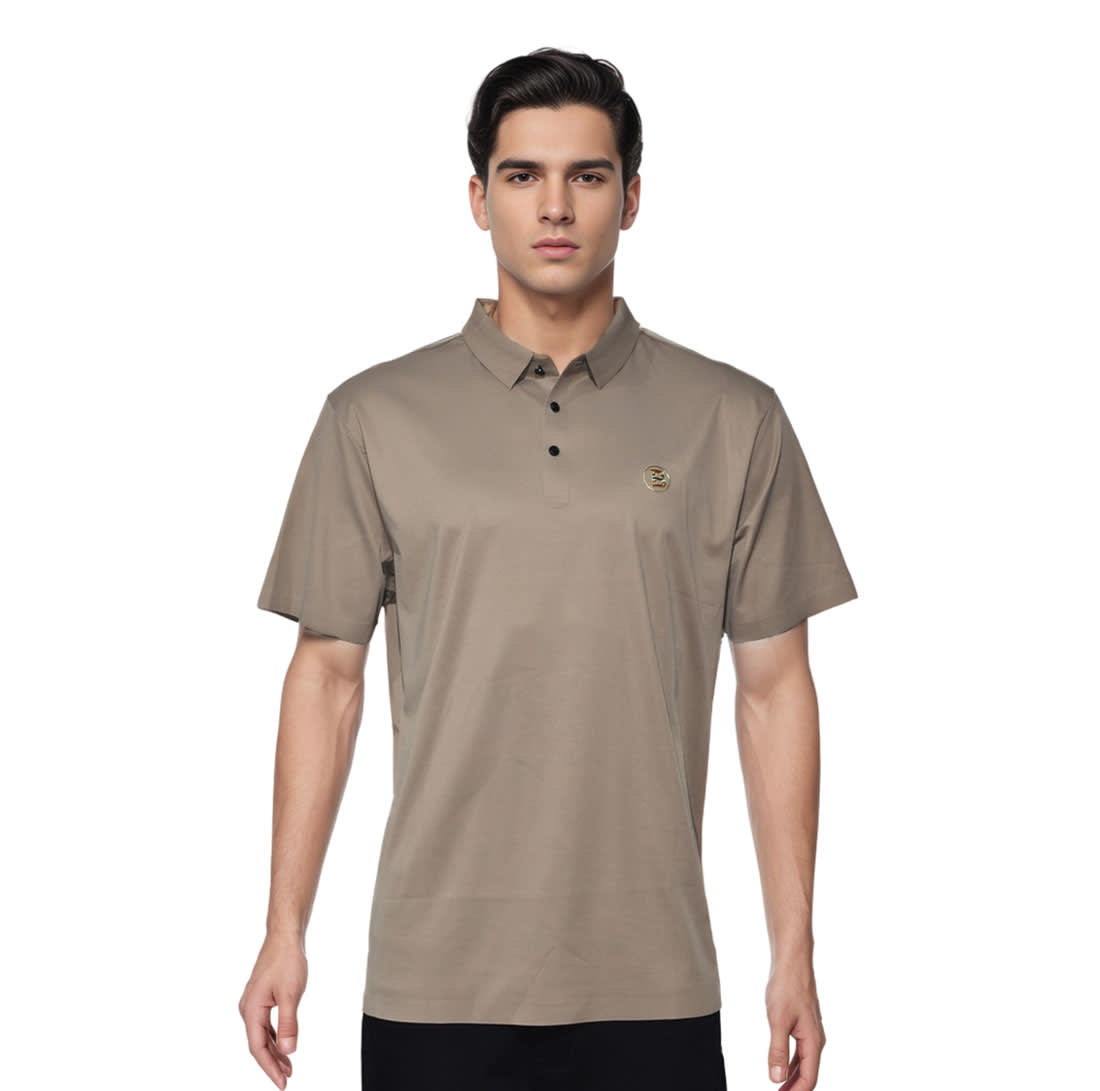 Burberry Brown Premium Quality Tees-0