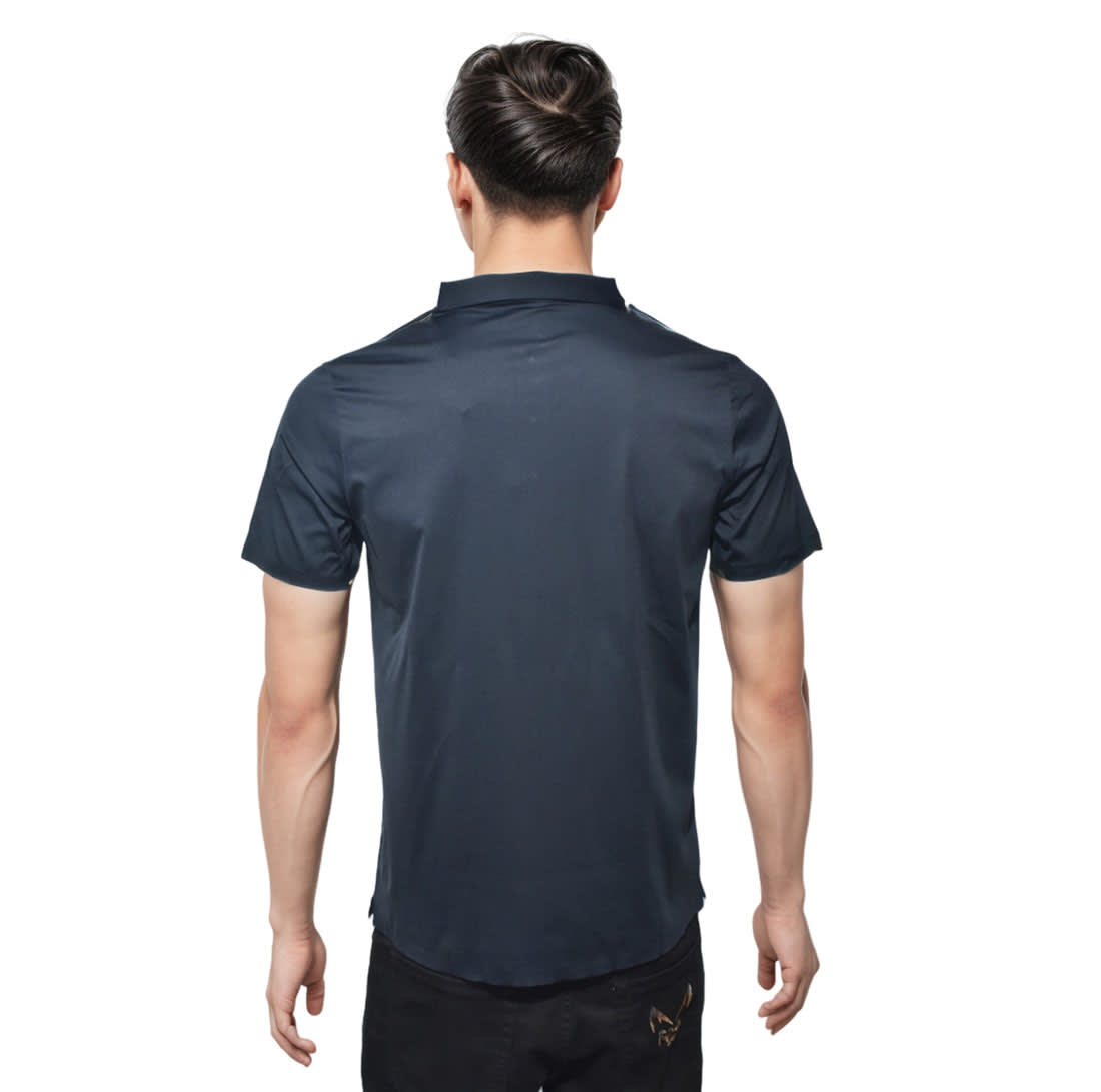 Fendi Dark Blue Premium Quality Polo Tees-1