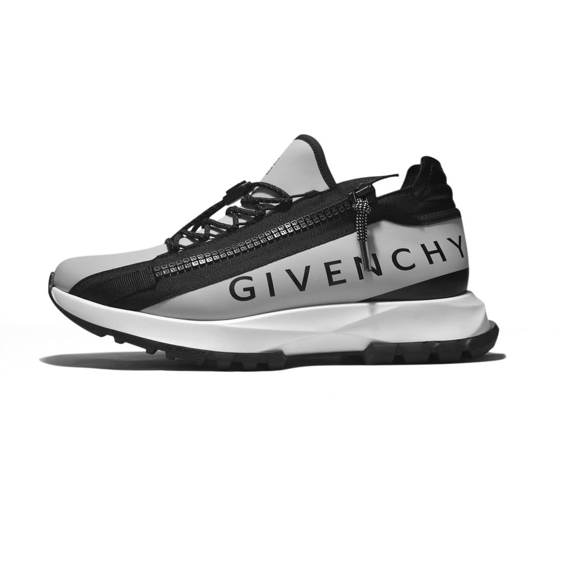 Givenchy Grey Spectre Zip-up Premium Sneakers-0