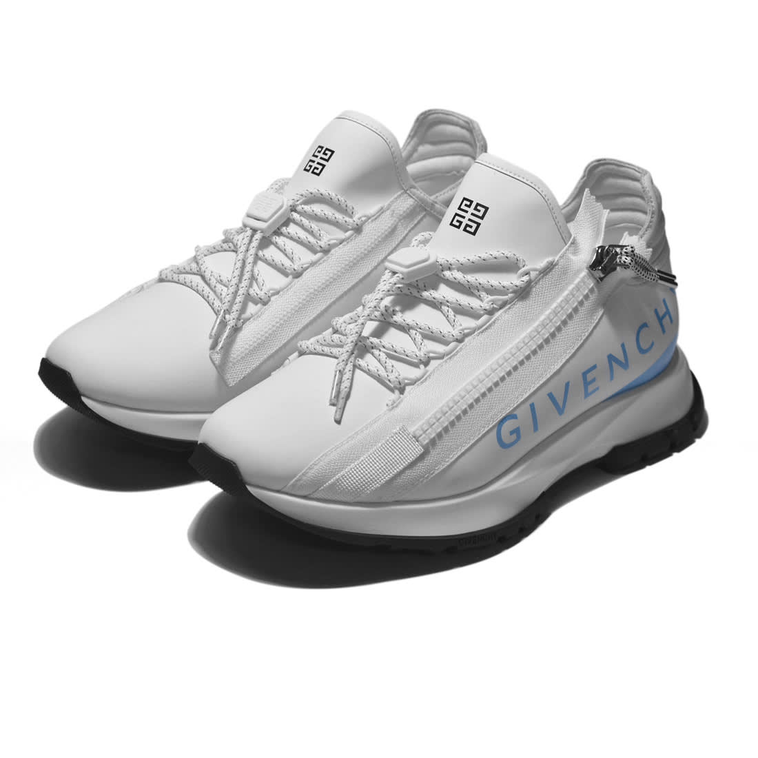Givenchy White Spectre Zip-up Sneakers-2