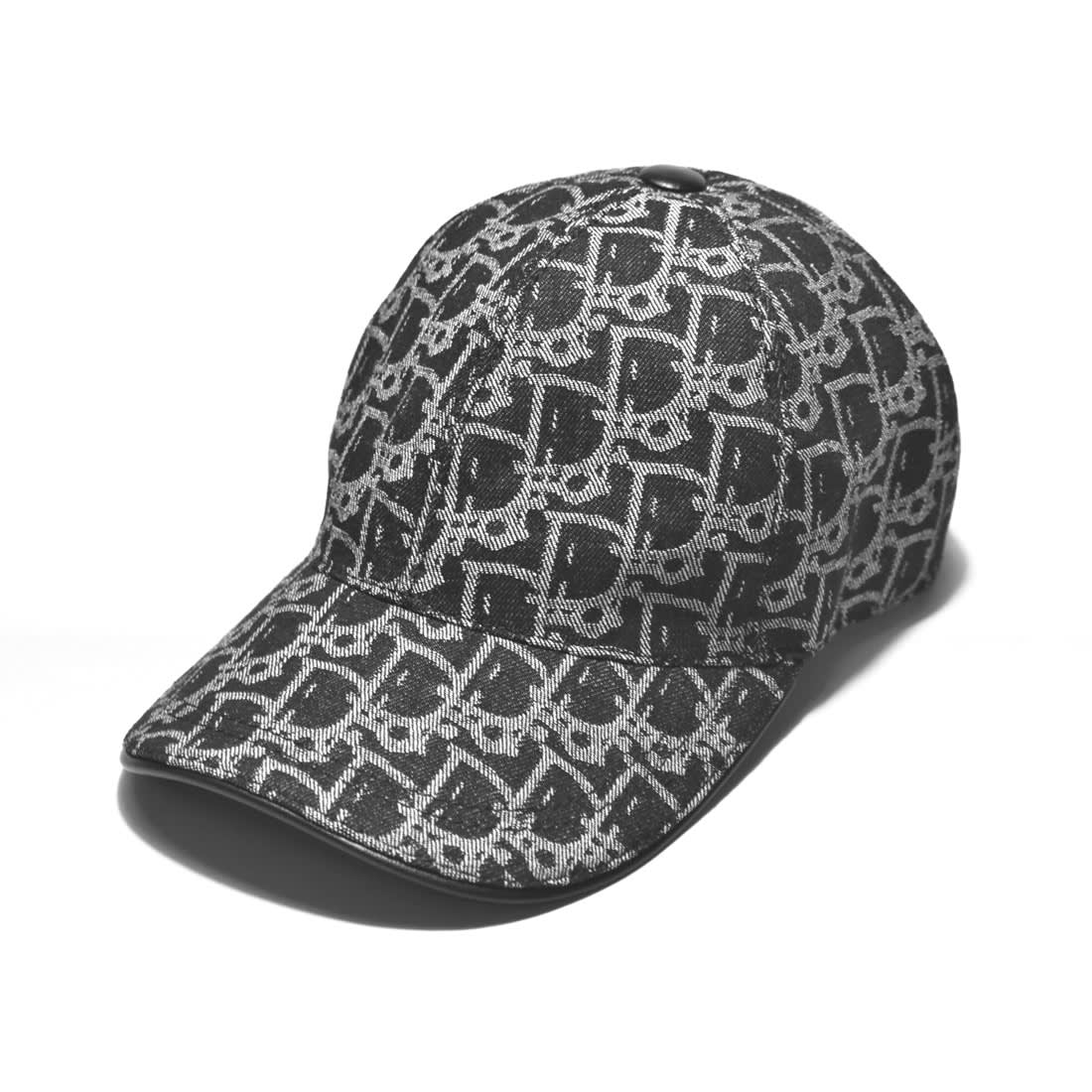Dior Opaque Black Premium Luxury Cap-0