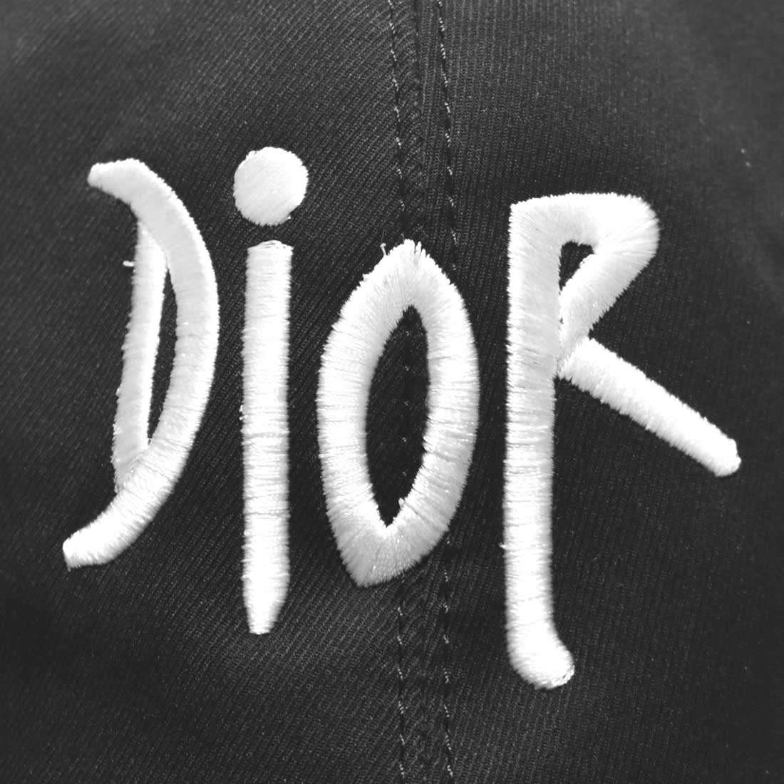 Dior Embroidered Black Premium Quality Cap-3