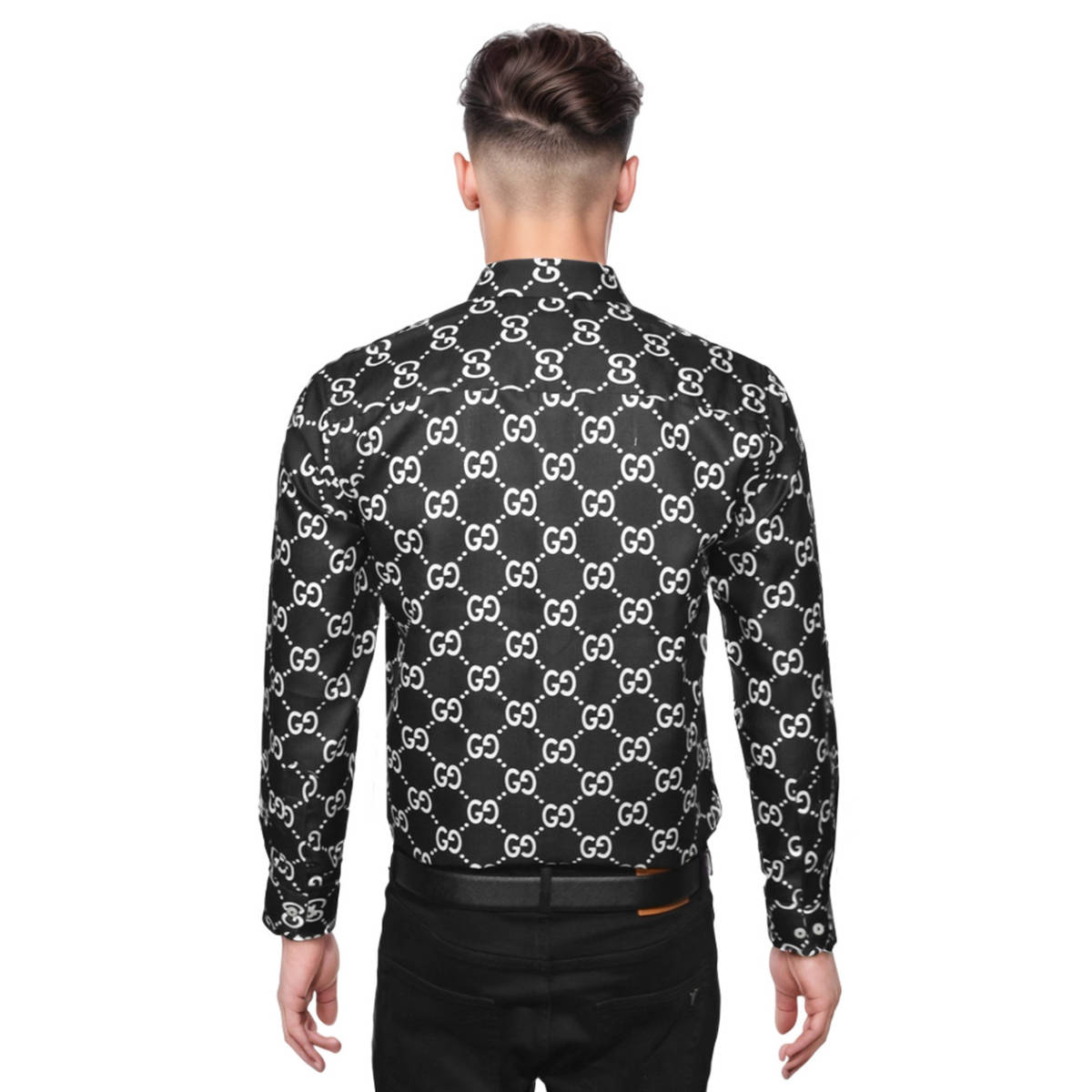 Gucci GG Canvas Black Premium Shirt-1