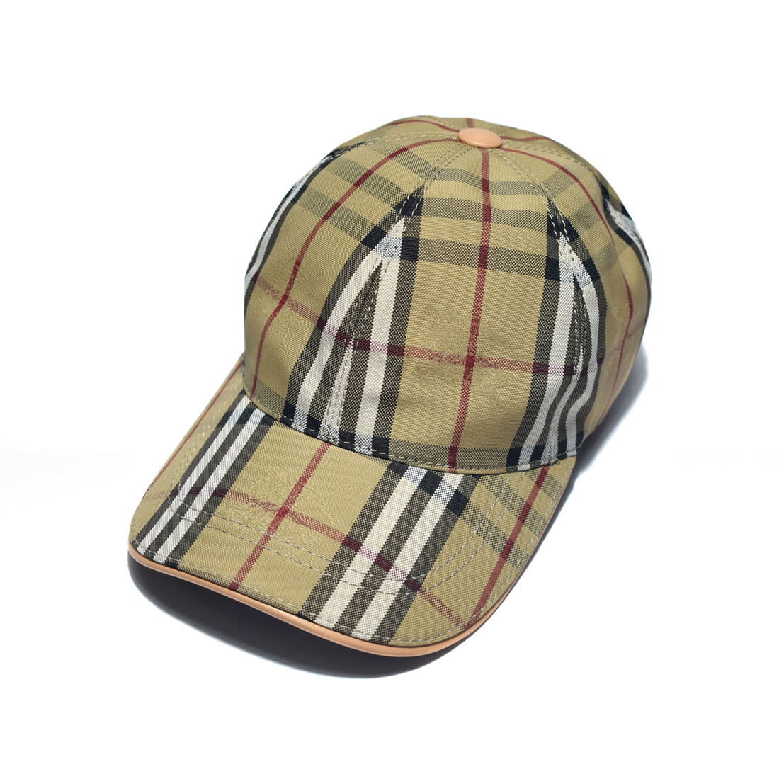 Burberry Brown Check Premium Cap-0