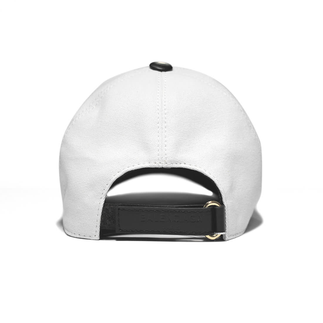 Balenciaga Embroidered White & Black Premium Cap-4