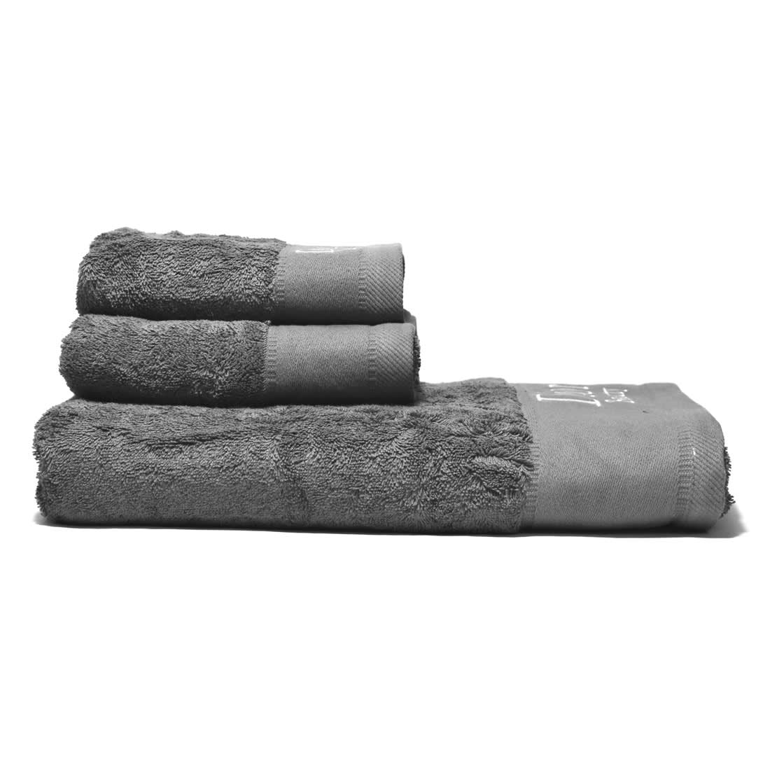 Dior Embroidered Grey Premium Towel - Set of 3-2