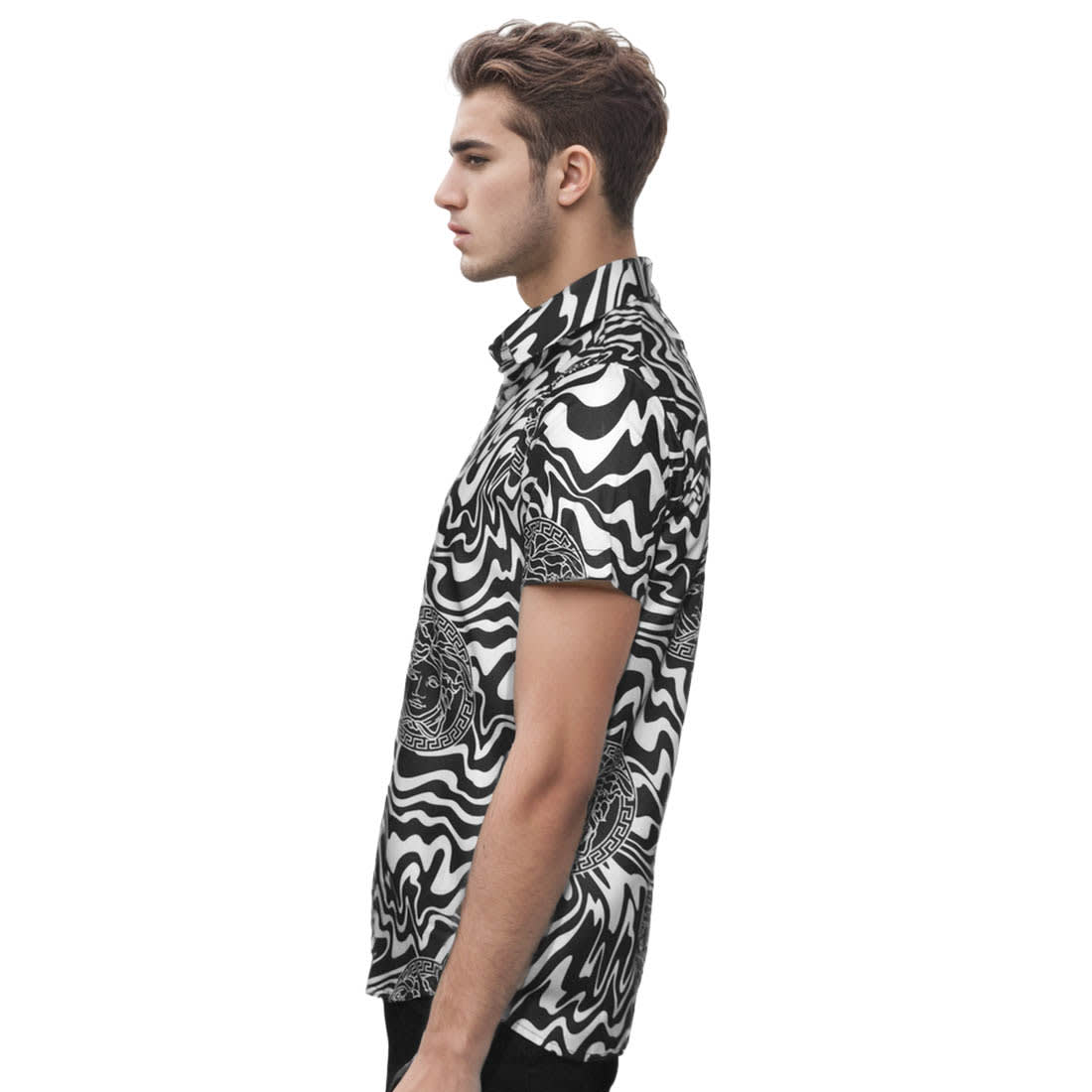 Versace Black & White Premium Shirt-2