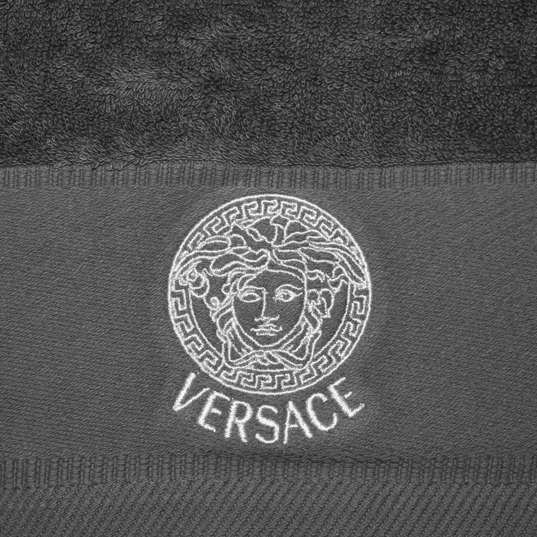 Versace Embroidered logo Grey Premium Towel - Set of 3-4
