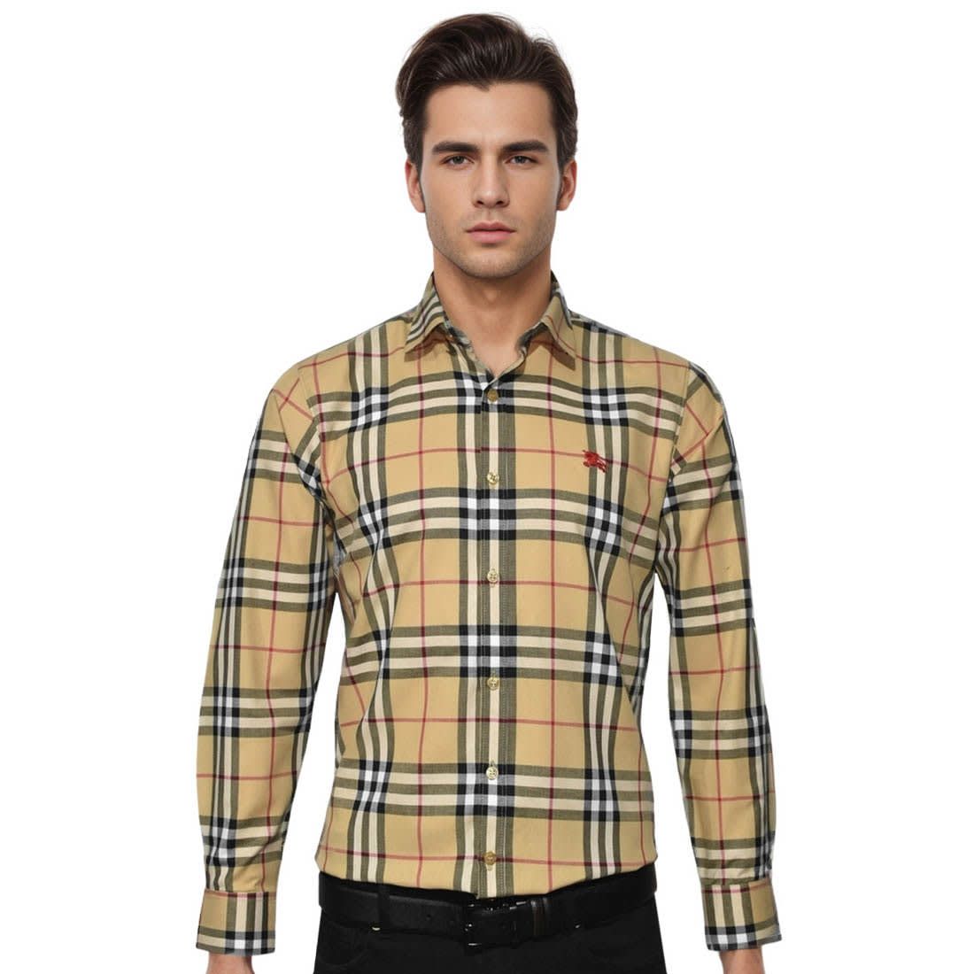 Burberry Brown Check Premium Quality Shirt-0