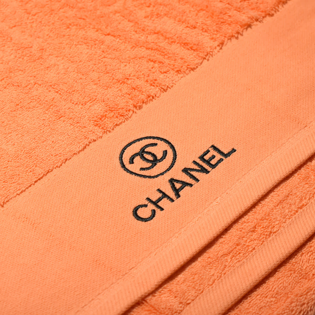Chanel Embroidered logo Orange Premium Towel - Set of 3-1