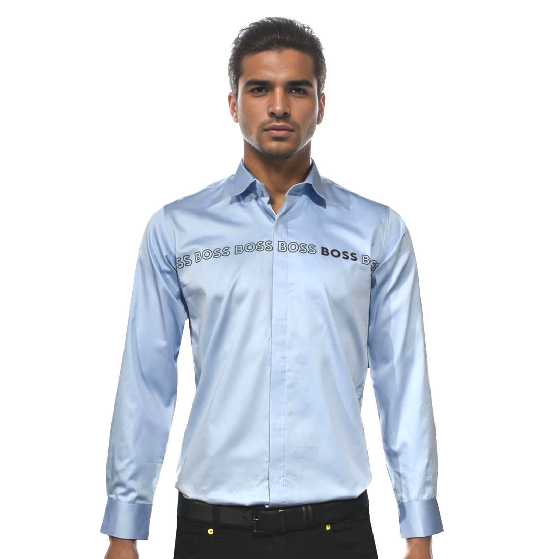 Hugo Boss Blue Premium Shirt-0
