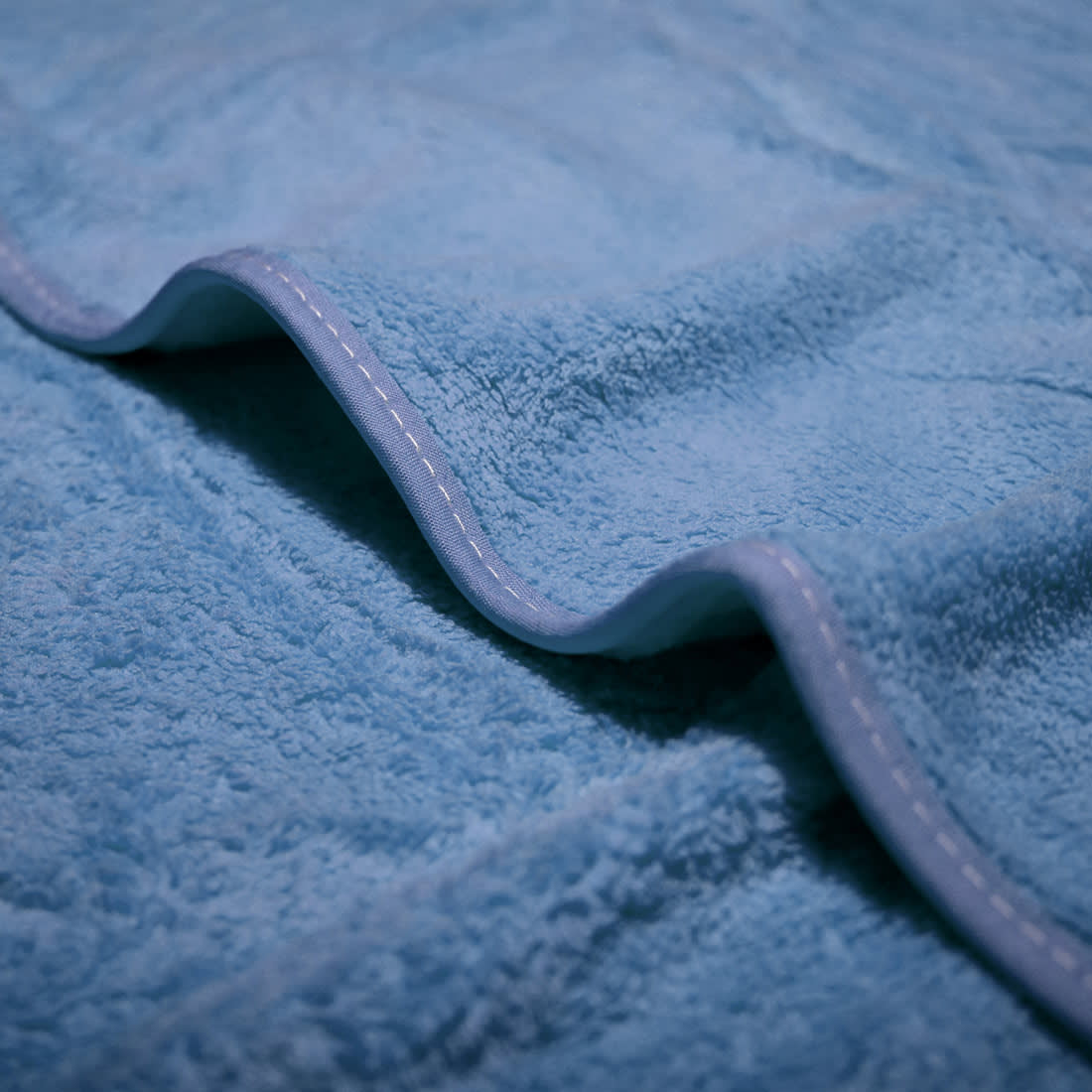 Burberry Embroidery Logo Blue Premium Towels - Set of 2-2