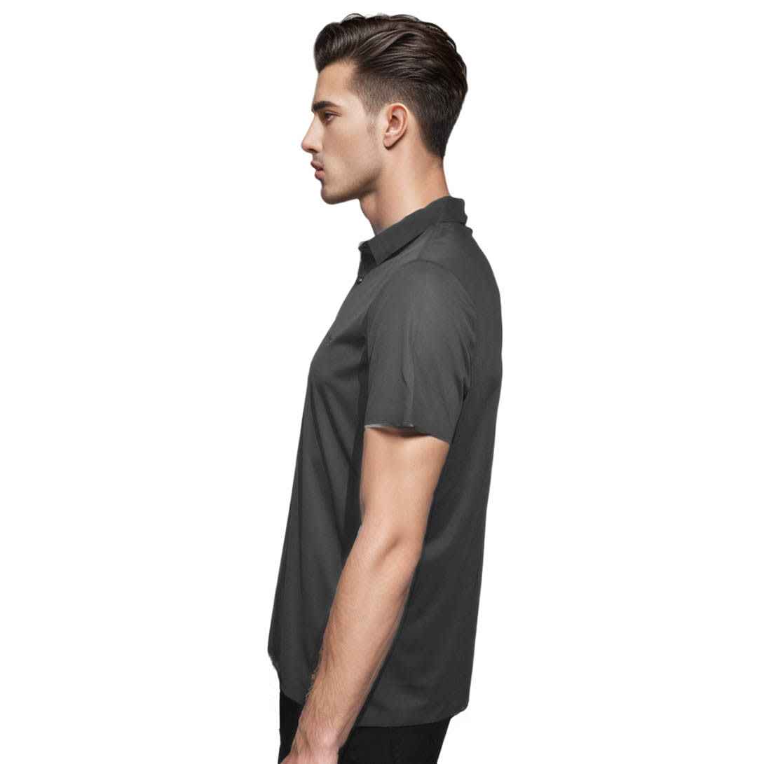 Burberry Grey Premium Quality Polo Tees-2