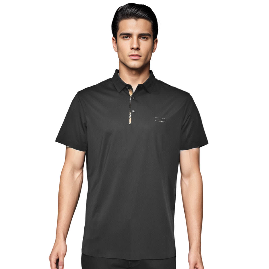Burberry Black  Premium Quality Polo Tees-0