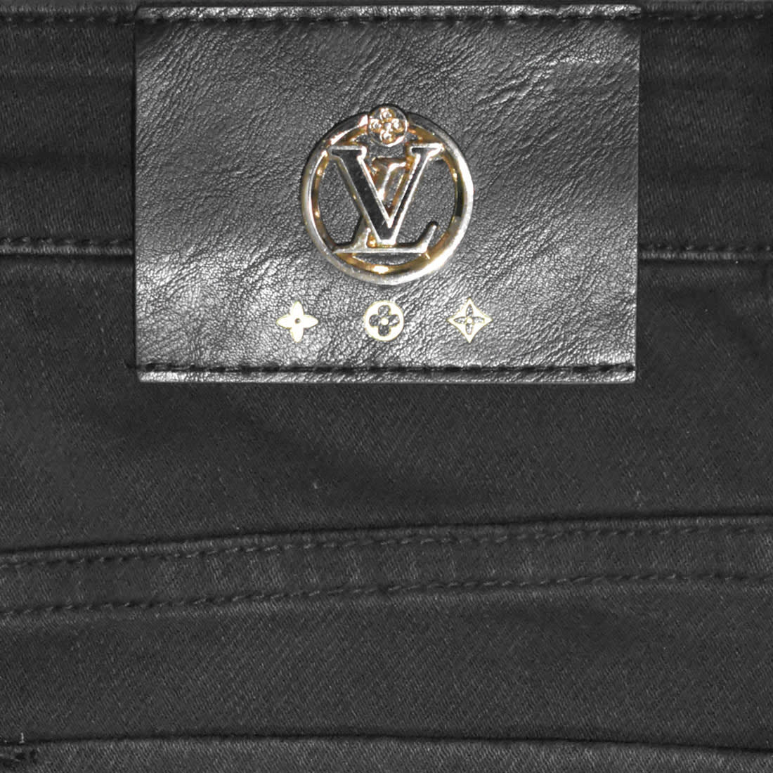 Louis Vuitton Black Premium Quality Jeans-4